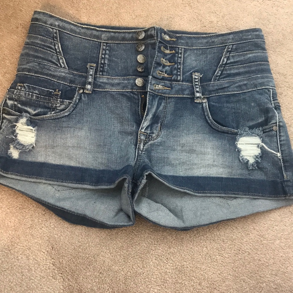 High waisted shorts